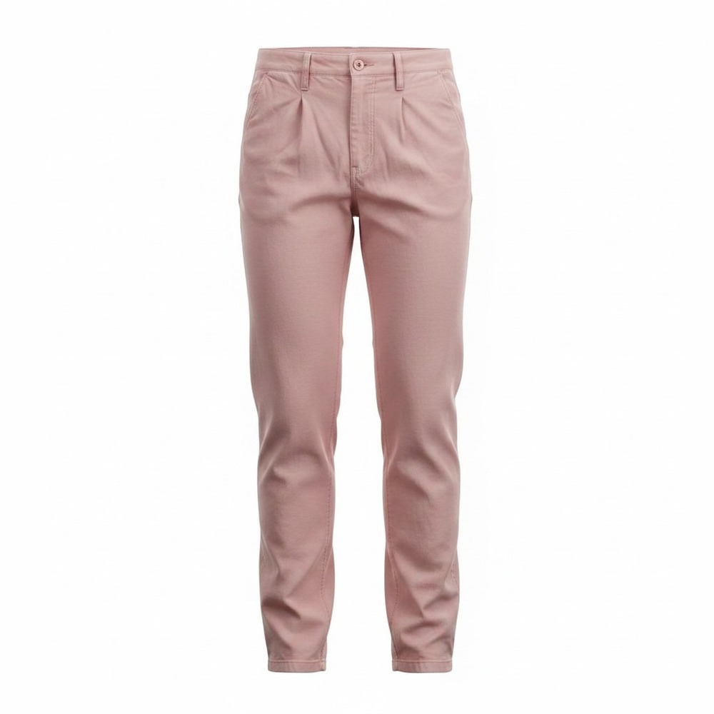 Anthropologie Pink Chino Pants High Rise Tapered Leg Dusty Rose Size 30